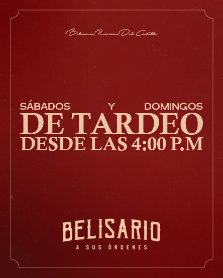 SÁBADOS Y DOMINGOS DE TARDEO