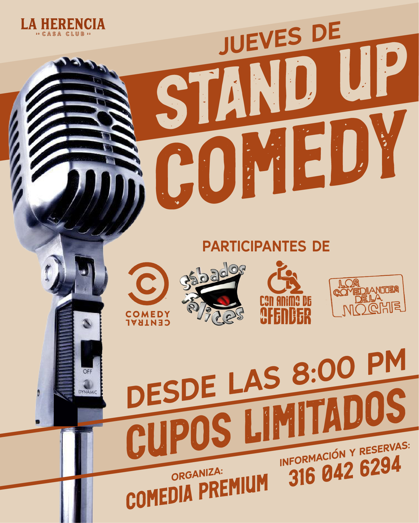 JUEVES DE STAND UP COMEDY