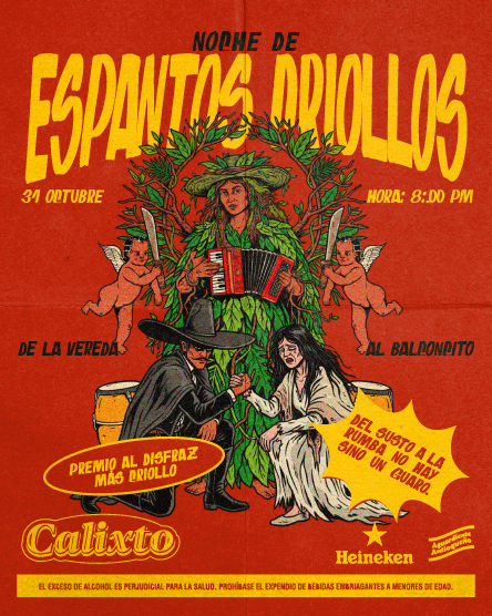 NOCHE DE ESPANTOS CRIOLLOS FIESTA DE HALLOWEEN